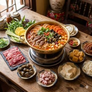 Crab Hotpot With River Beef & Snails