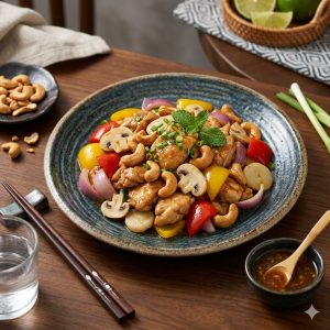 Stir Fried Chicken With CashewNuts