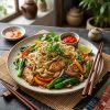 Sti Fried Rice Noodles With Chicken