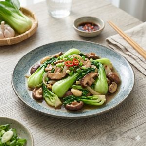 Bockchoy With Mushroom