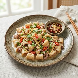 Steamed Squi With Batches