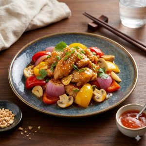 Sauteed Chicken Sweet & Sour