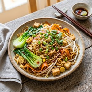 Garden Noodles Stir Fried