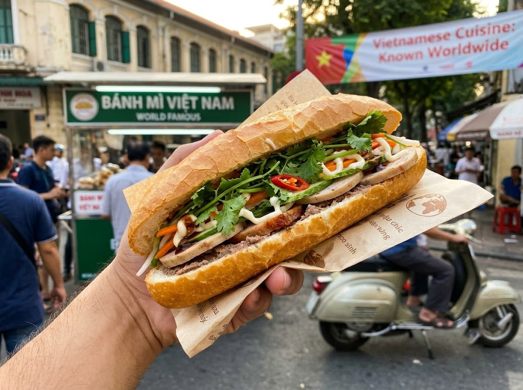 Banh mi Chả - A famous street food of Vietnam
